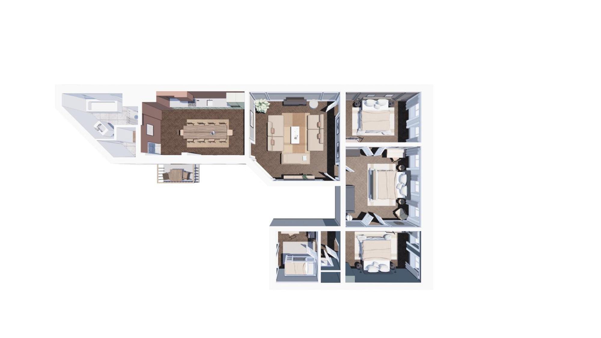 220Sqm Designer Apt - Copenhagen City Center - Private Balcony Экстерьер фото