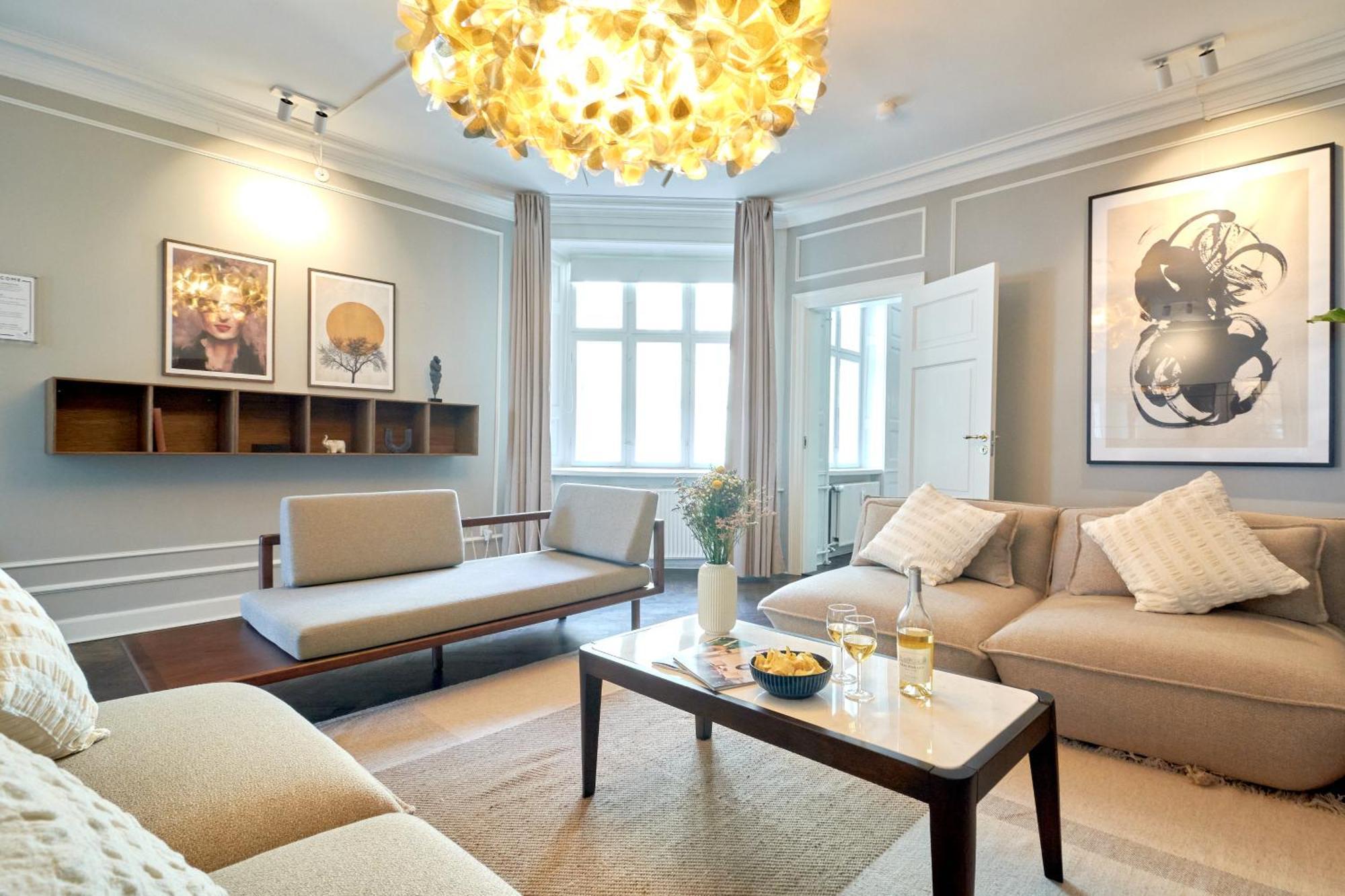 220Sqm Designer Apt - Copenhagen City Center - Private Balcony Экстерьер фото